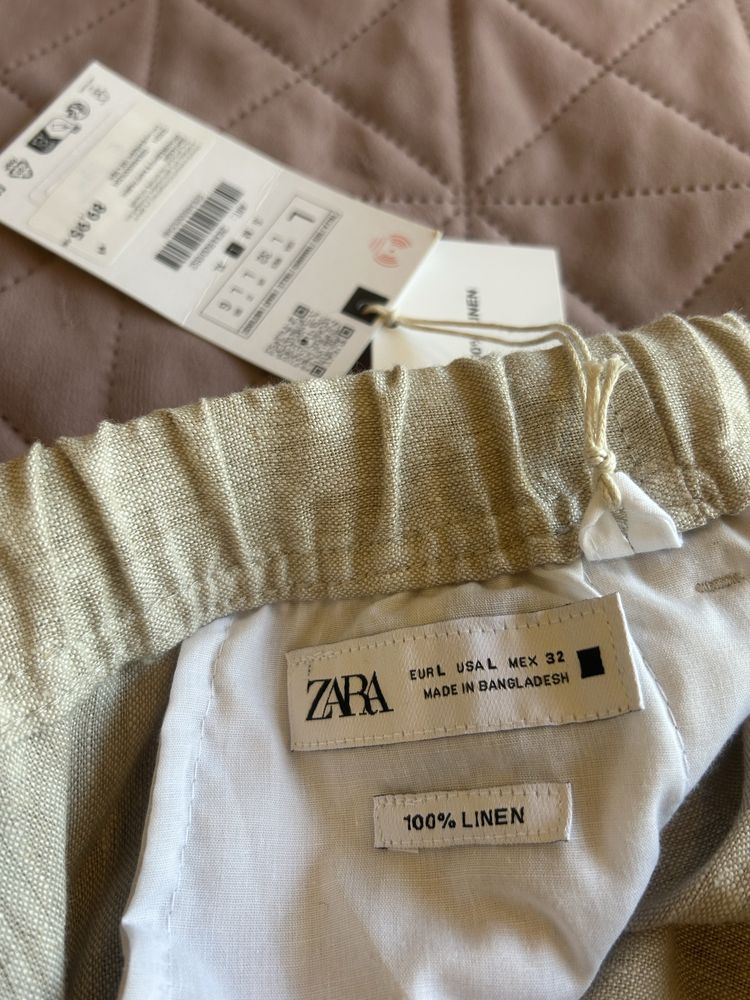 Мъжки ленен панталон ZARA!