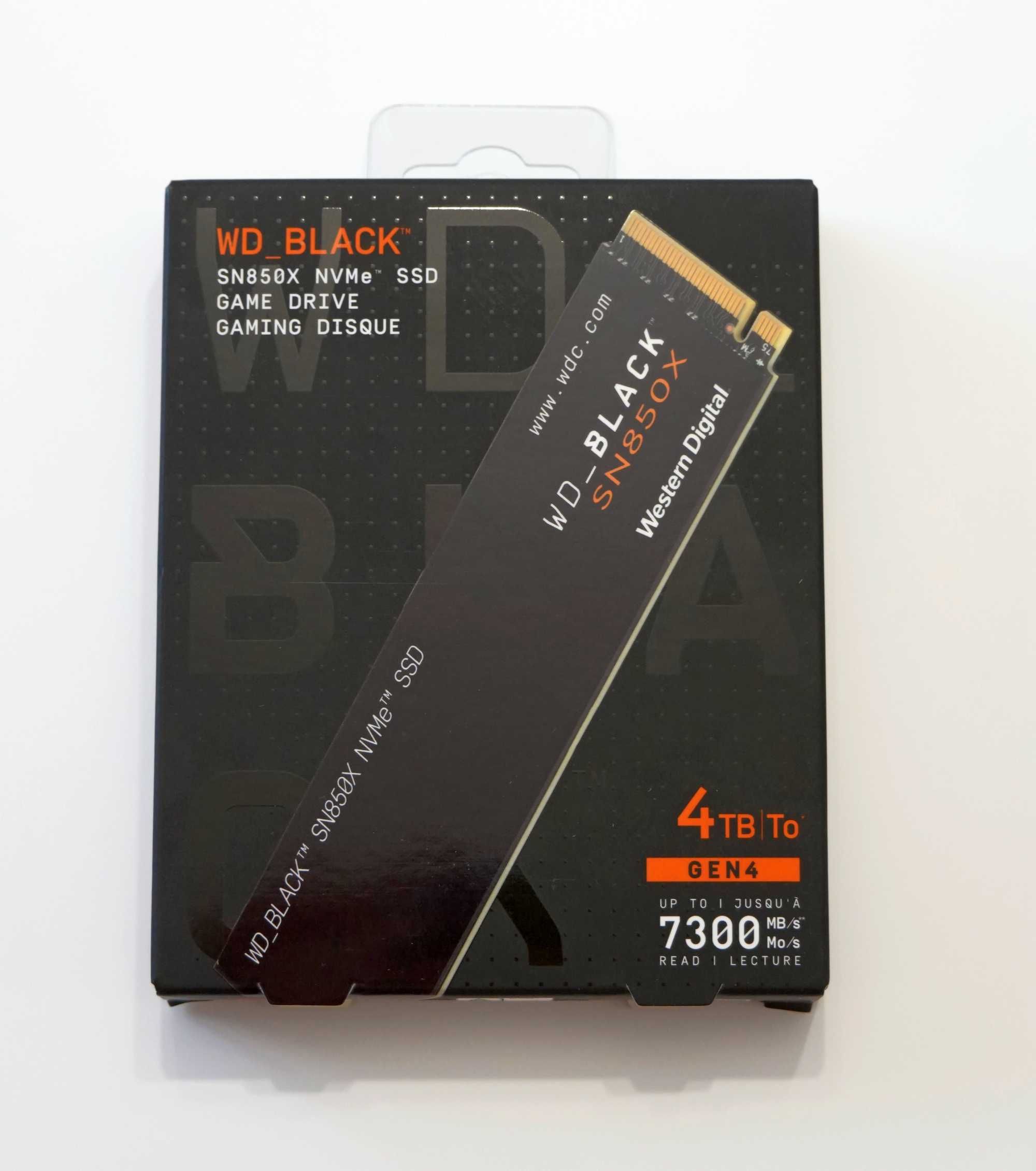 SSD WD 4Tb Black M.2 2280 WDS400T2X0E New