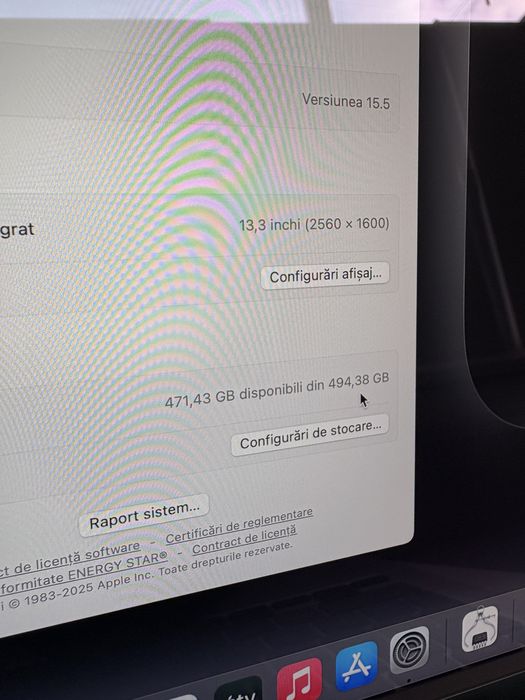 Macbook Air M1 13.3” 2021 512Gb SSD - 4 incarcari