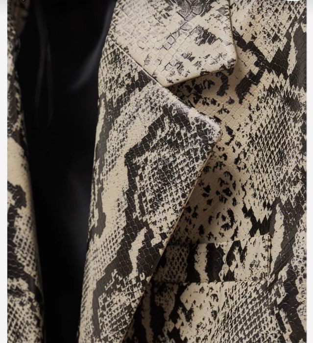 Пиджак Mango эко кожа