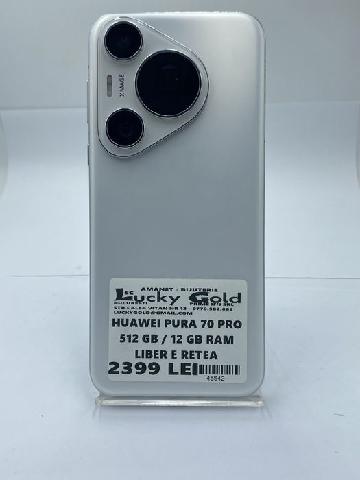 Huawei Pura 70 Pro 512 Gb 12 Gb Ram / Garantie / Factura #45542