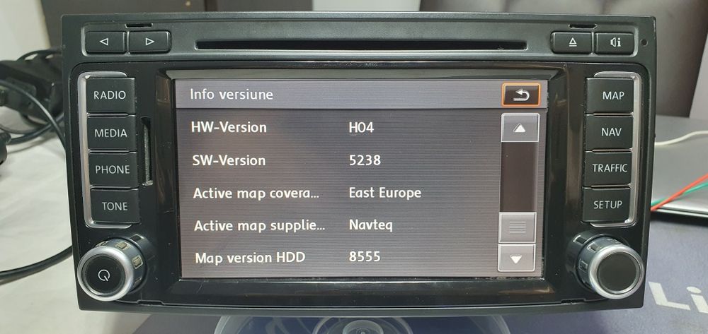 Navigatie RNS 510 pentru Touareg, T5, Limba Romana