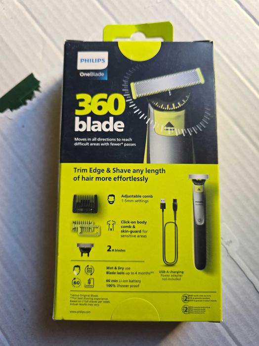 Aparat ras philips Oneblade 360 / original, sigilat