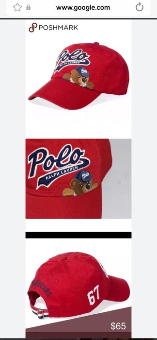 Ralph lauren polo bear оригинална шапка
