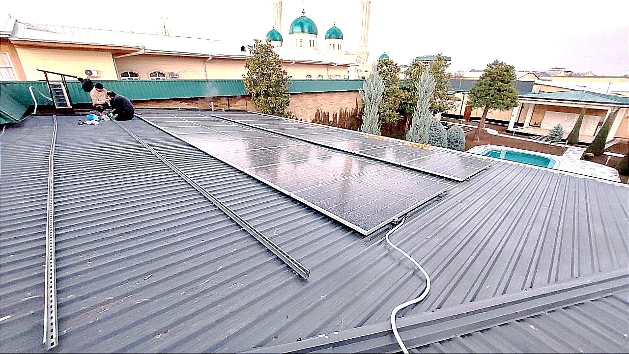 Солнечные панели установка с нержавеющим каркасом монтаж и подключение