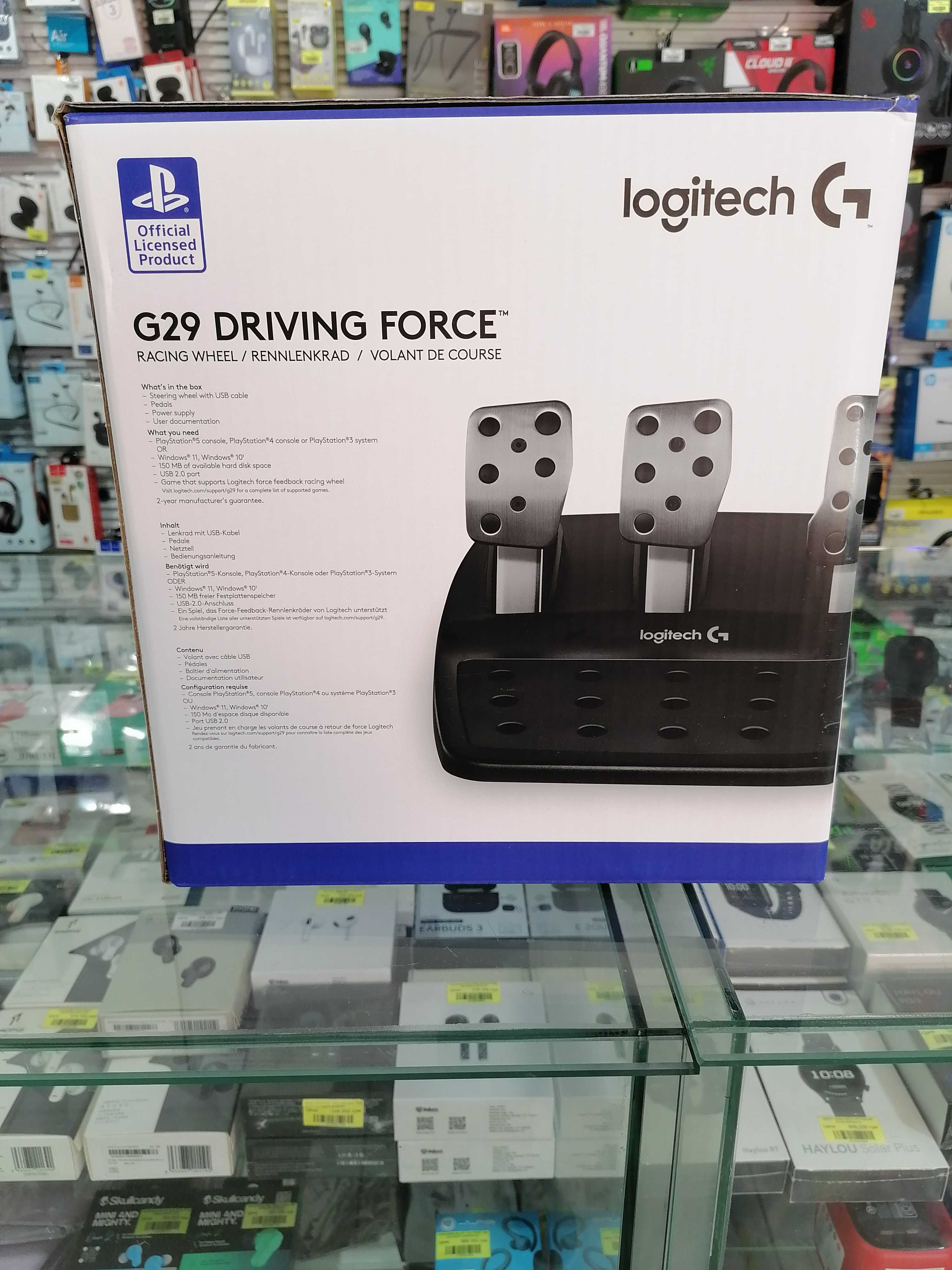 Игровой руль Logitech G29 для PC и PlayStation