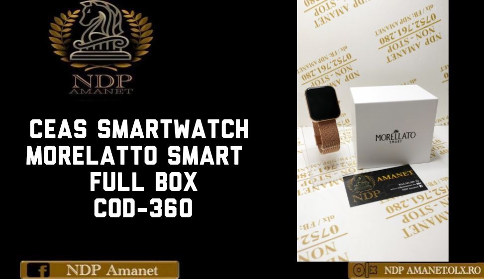 NDP Amanet Brăila Ceas Smartwatch Morellato (360)