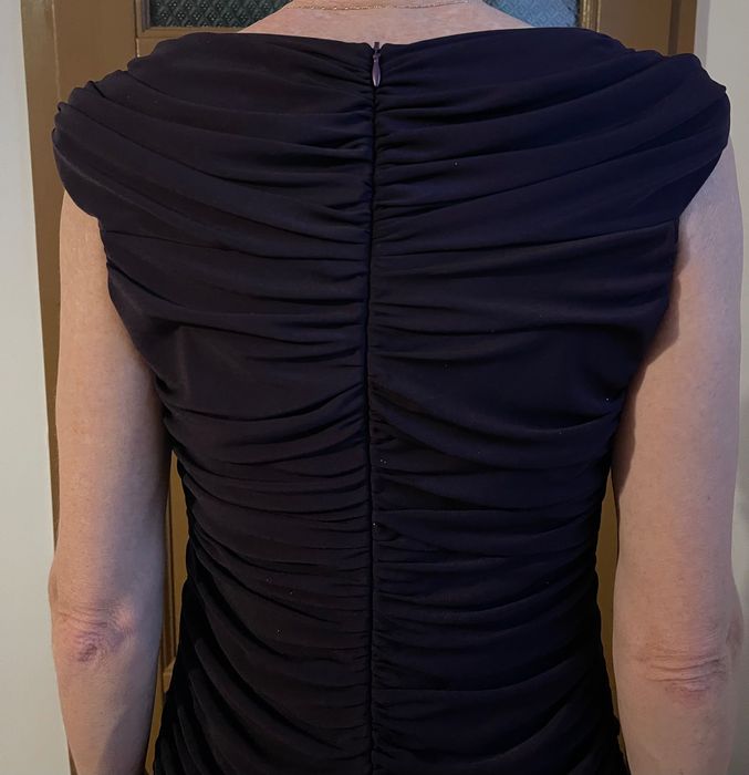 Rochie vișiniu închis elegantă