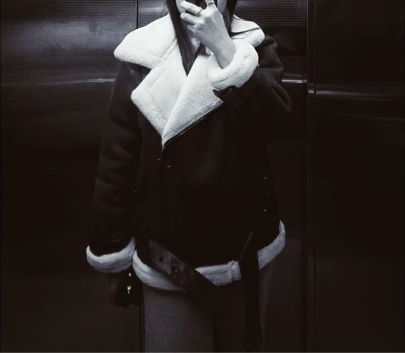 продам дубленку,бордовый