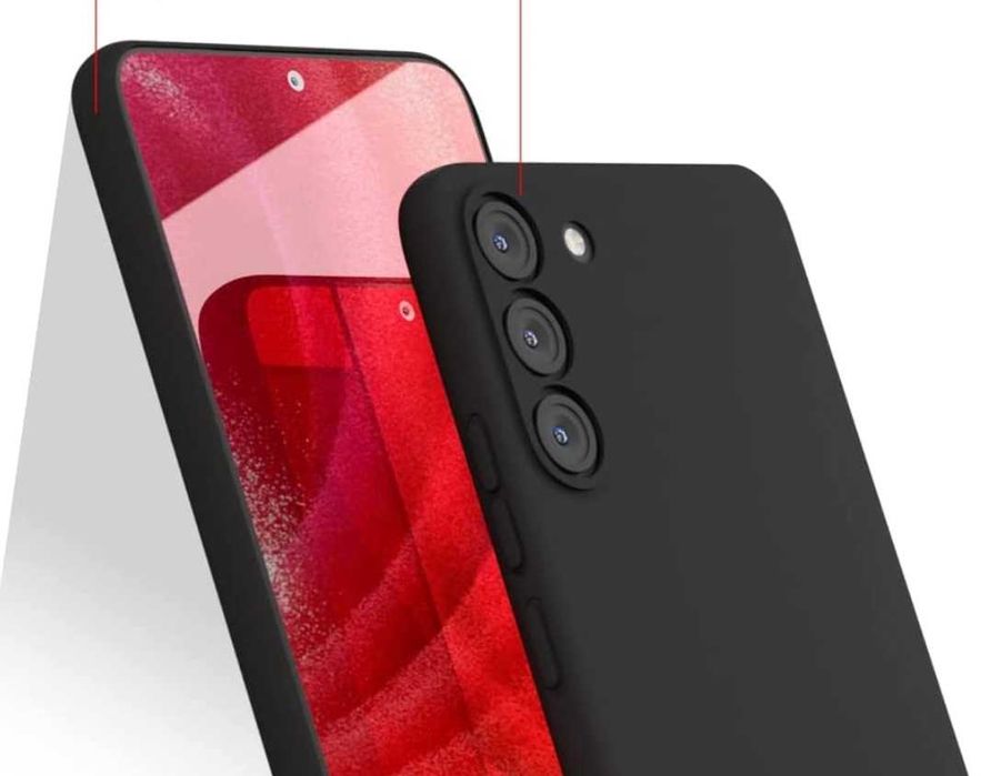 Husa silicon cu microfibra pentru Samsung A15 ; A55 ; A35