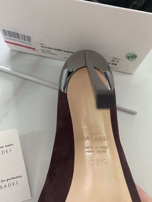 Pantofi casadei originali mas 38 ca noi