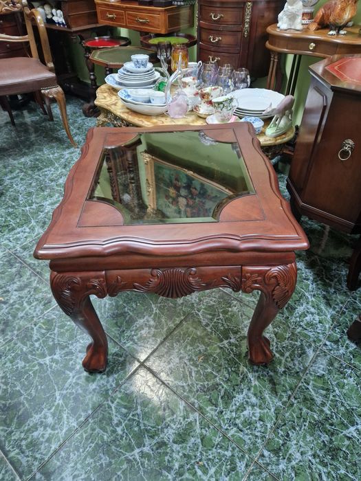 Уникална антикварна английска дървена маса Чипъндейл