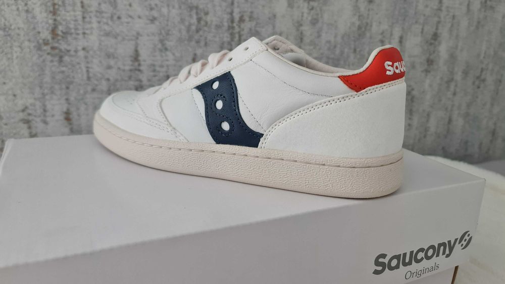 SAUCONY JAZZ ALB - marimea 40 - piele naturata - PREMIUM