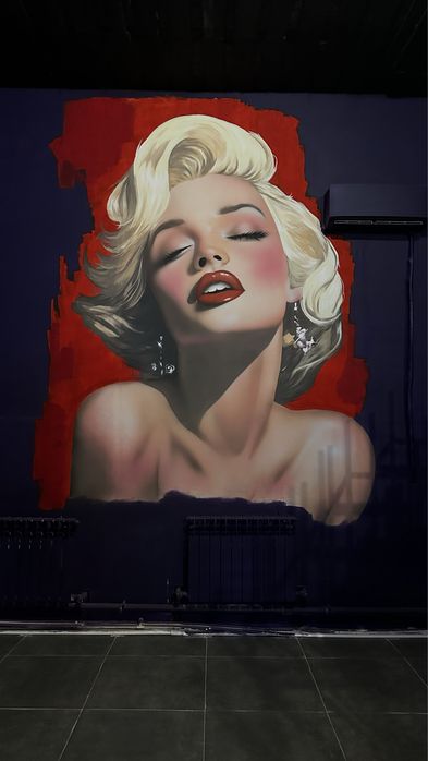 Роспись стен в Астане / Aks_artss