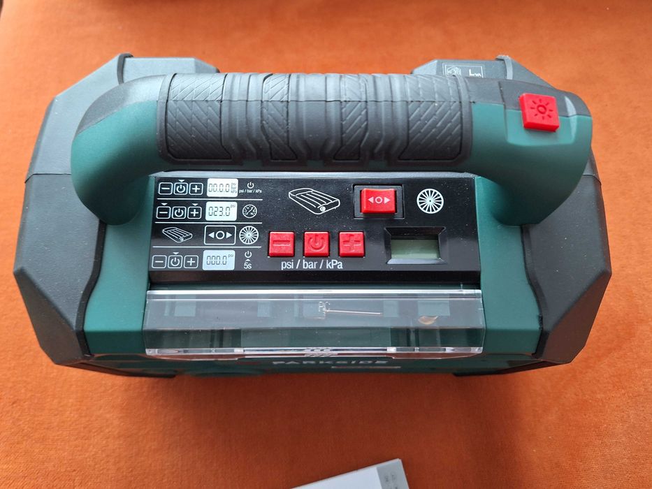 Compresor si pompa de aer cu acumulator de 20 V PKA 20-Li D3 Parkside