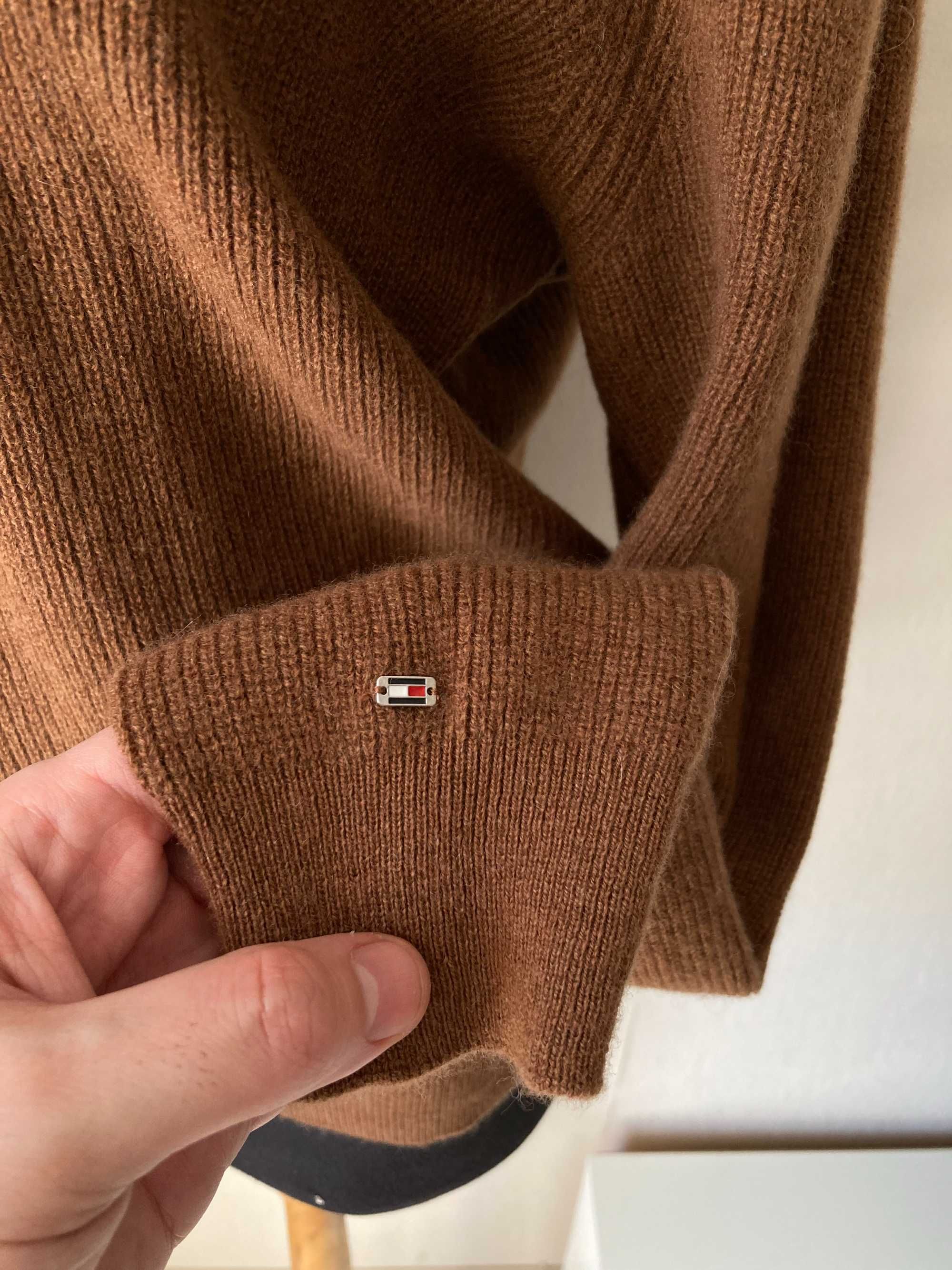 Tommy Hilfigre Wool Cashmere женски пуловер вълна и кашмир XL