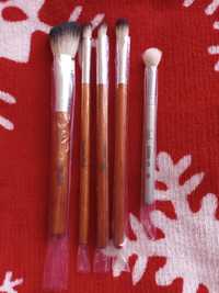 Set 4 pensule machiaj din par natural+ Sigma Beauty E25