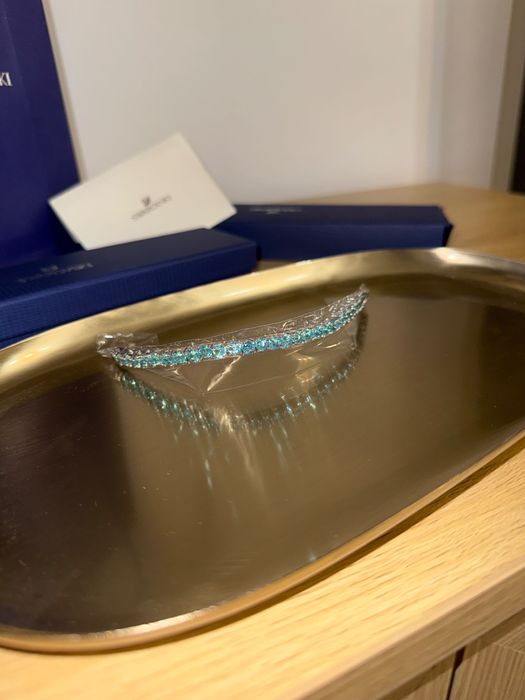 Brățară Swarovski Matrix tennis new turcoaz