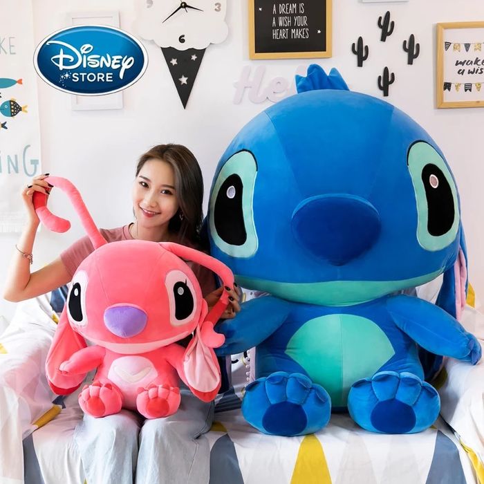 Jucarie de plus Stitch gigant, 120 cm, albastru, NOU