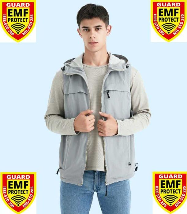 RF EMF EMR WiFi 5G Екраниран Суичър Качулка Електромагнитна Защита ЕМП