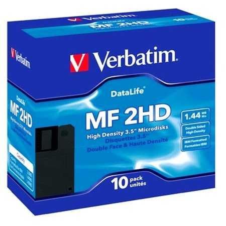 Нови дискети Verbatim 1.44MB 3,5" - фабрично запечатани 10бр в целофан