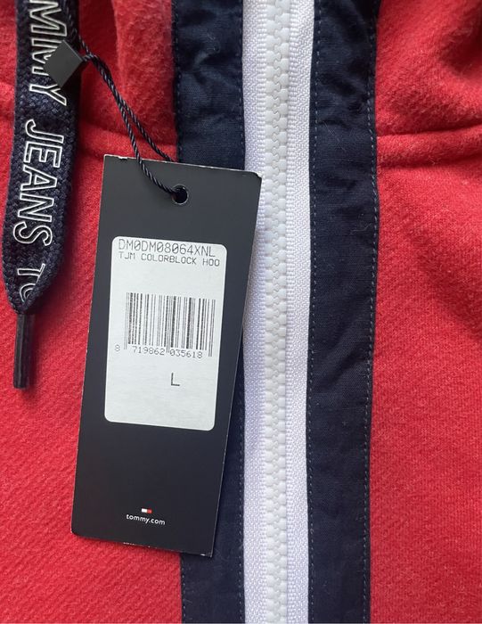 TOMMY HILFIGER / Нов мъжки анорак/суичър L/XL