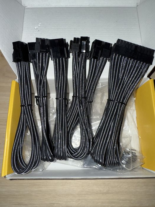 EZDIY-FAB Cablu prelungitor sursă PC PSU GPU 24PIN/8PIN/6+2/4+4 300MM
