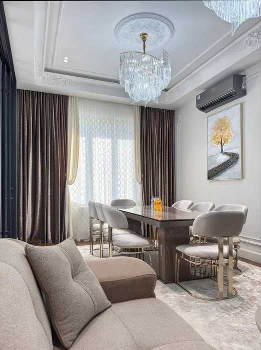 Квартира люкс-класса в ЖК OZBEGIM, 102м3, 3-ком, Еврорем, этаж 11/13