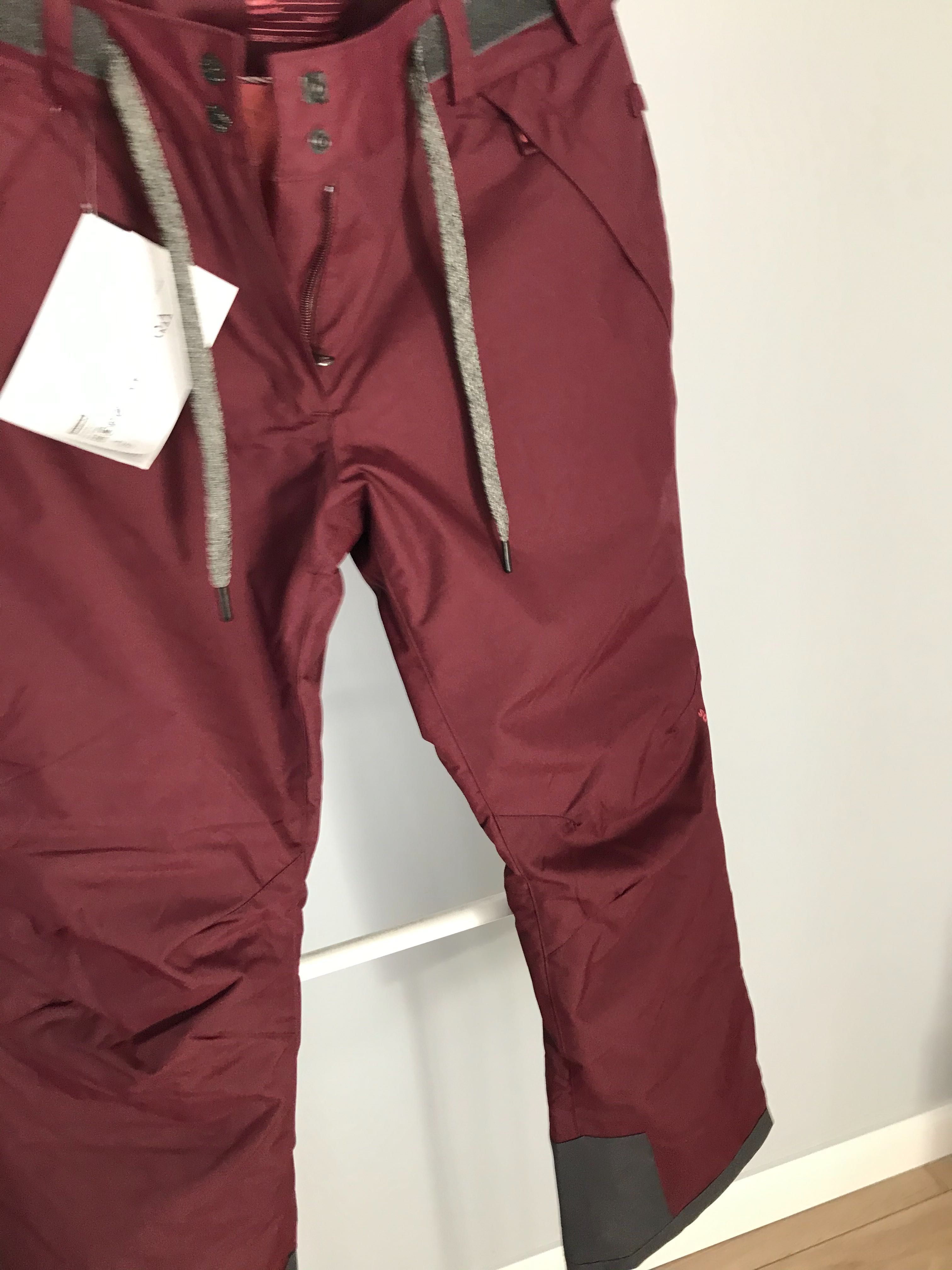 Set ski/snowboard dechatlon geaca+pantalon bordo NOI cu Eticheta