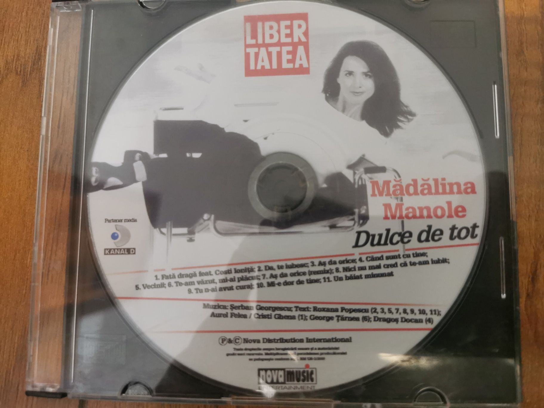 Cd Madalina Manole muzica Românească