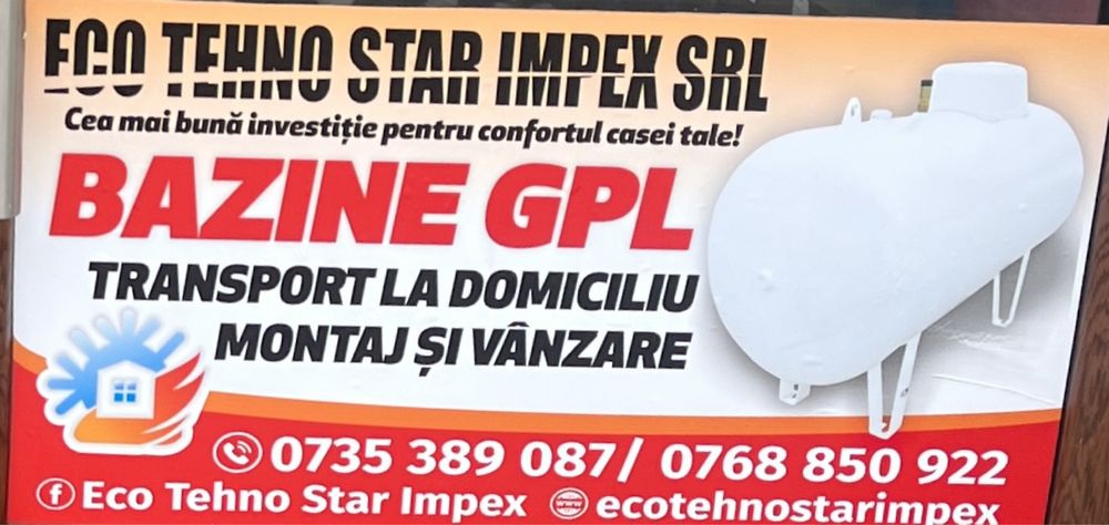Rezervoare  Bazine Butelii  Gaz  Gpl