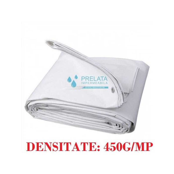 Prelata 100% impermeabila cu inele de prindere pentru protectie