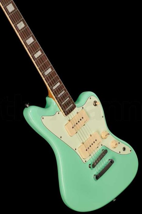 Chitară nouă Harley Benton JA-60CC Seafoam Green plus accesorii
