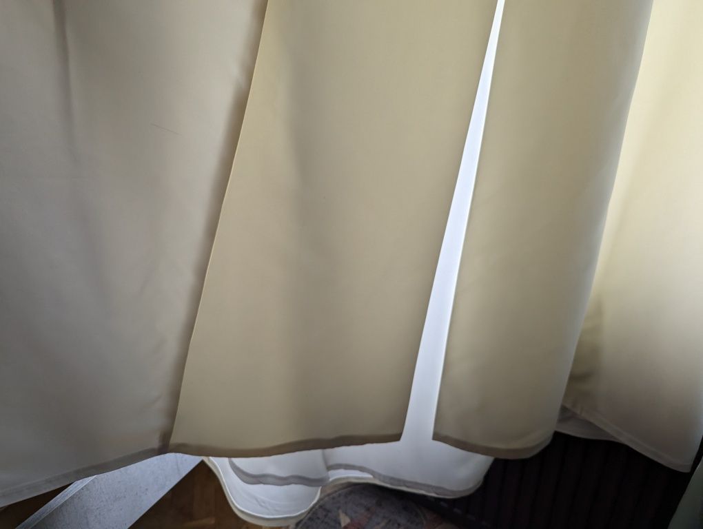 Capă Classy Ivory bridal satinată lungă Diana Bobar