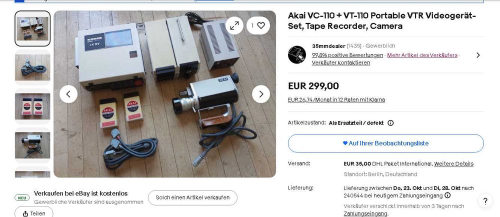 Video Videomagnetofon Magnetoscop Camera aparate de colectie