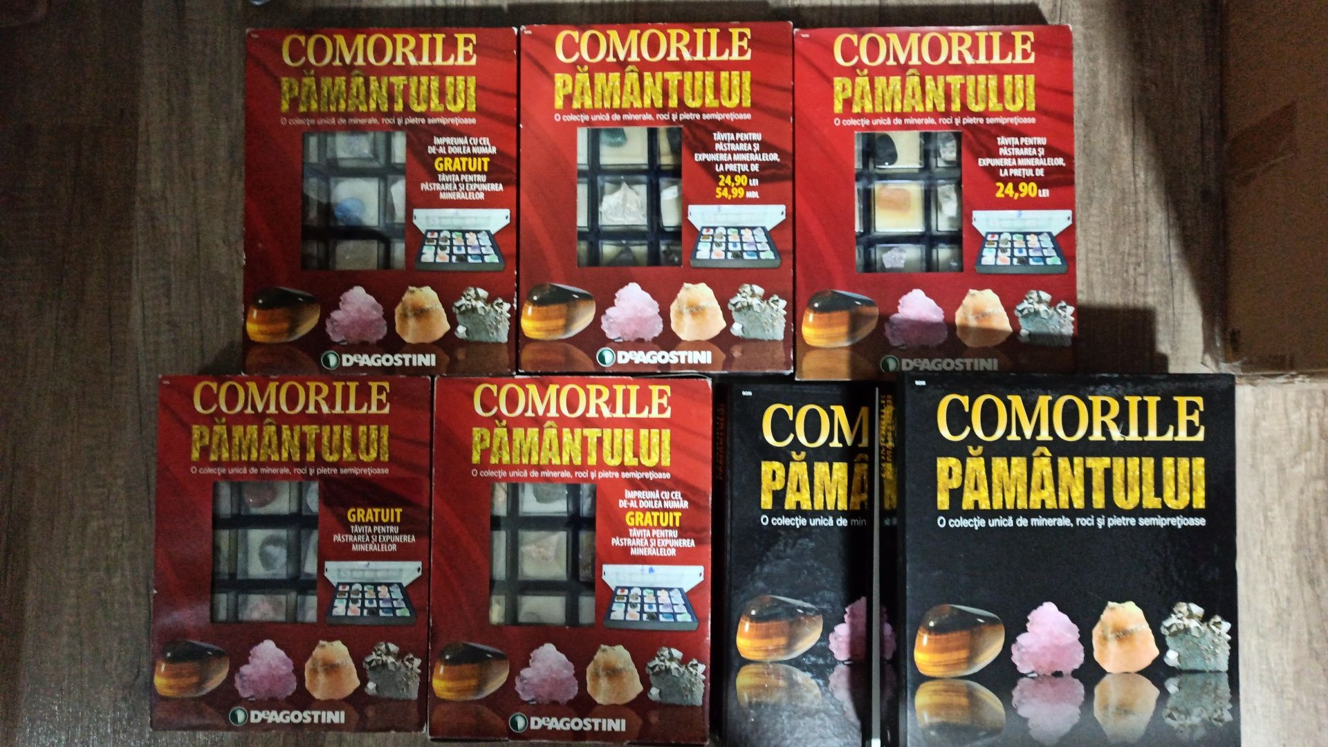 Colectia integrala Comorile Pamantului DeAgostini, 120 Pietre+Reviste