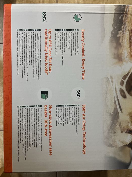 Airfryer Cosori 5,5 litri, nou, sigilat, garantie Flanco