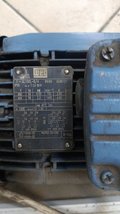 Vând motor trifazic