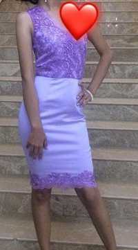 Вечернее платье фиолетового цвета