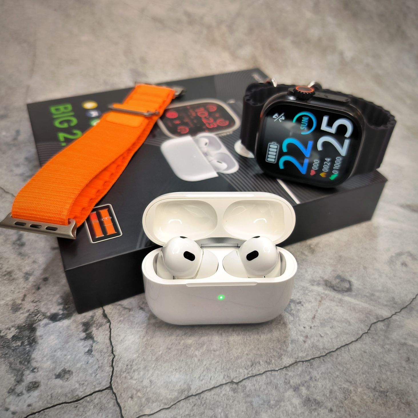 IWatch Ultra + AirPods pro 2 | Набор Смарт часы и наушники 2в1