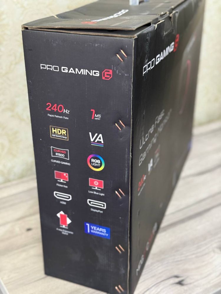 PRO GAMING 27 240hz 1ms игровой монитор