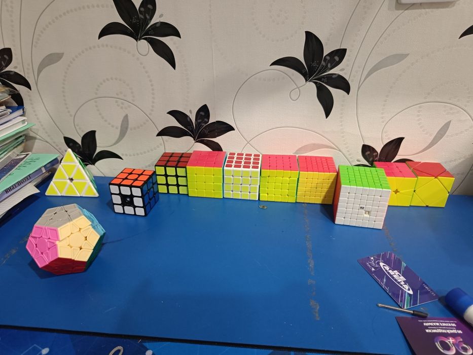 Кубики рубики с 3×3 до 7×7