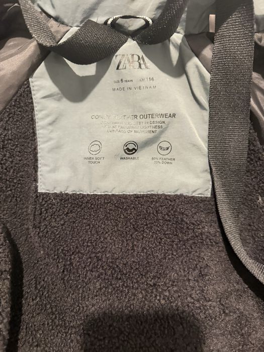 Geaca Zara puf  water repellent 6 ani