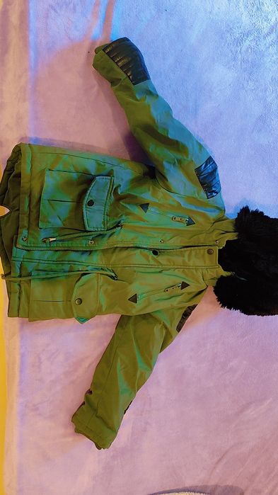 Geaca parka 6 ani îmblănită