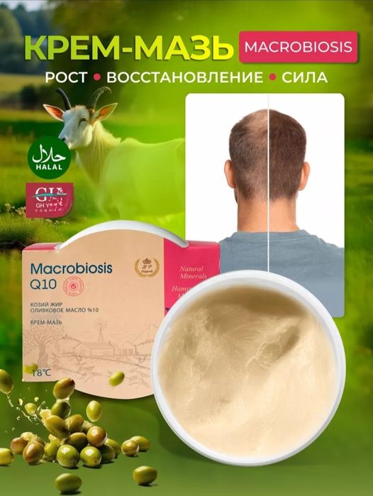 MacrobiosisQ10 облысение суставные болезни невралгия боли кожа коэнзим