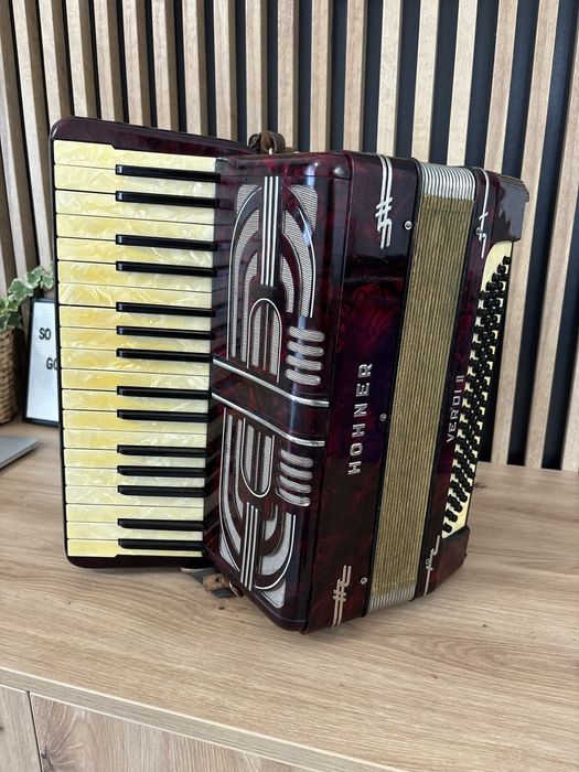 Acordeon Hohner verdi 2 cu 80 de basi acordioane acordion acordeoane