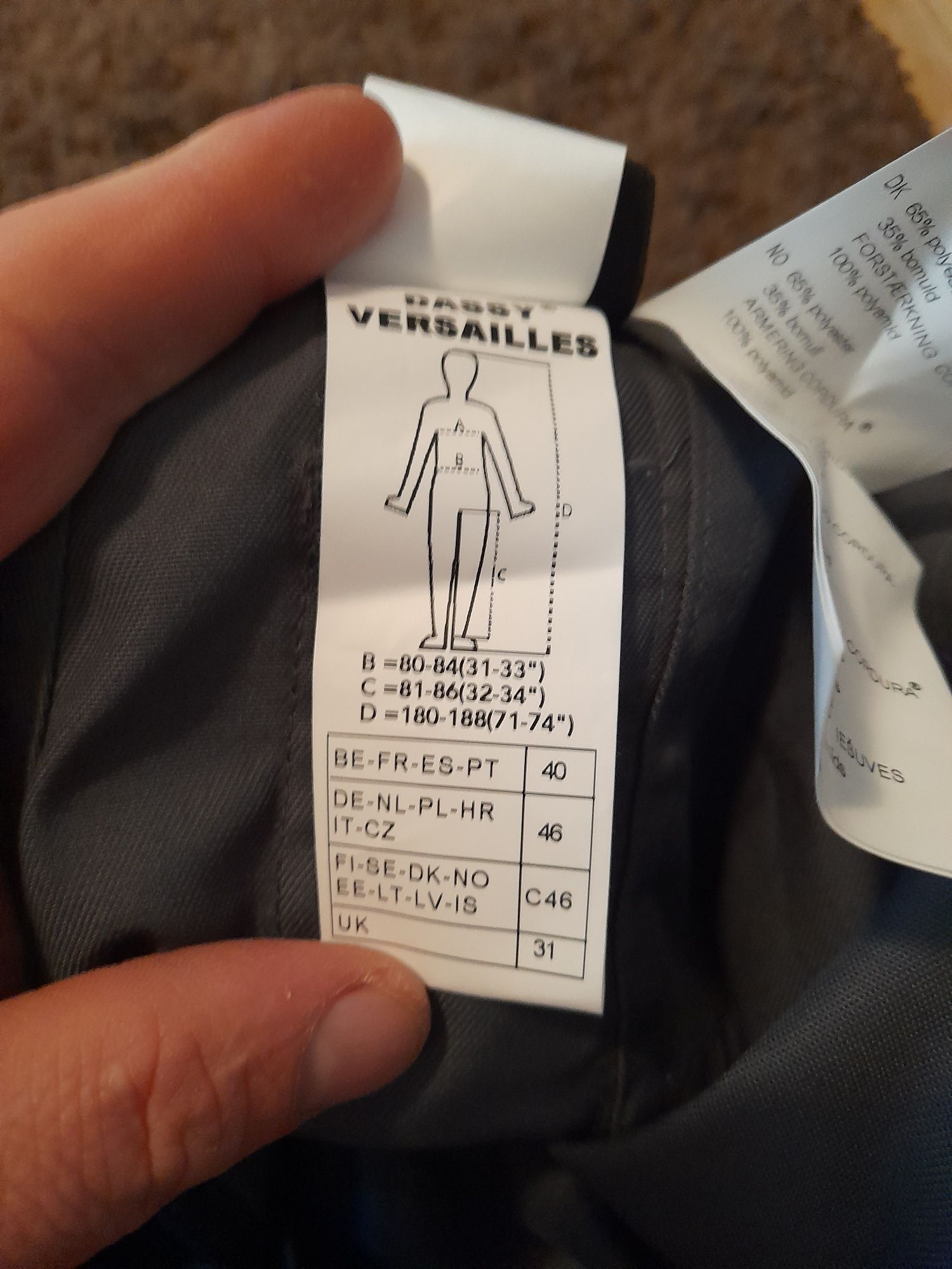 Pantaloni de lucru barbatesti cu bretele Dassy Versailles
