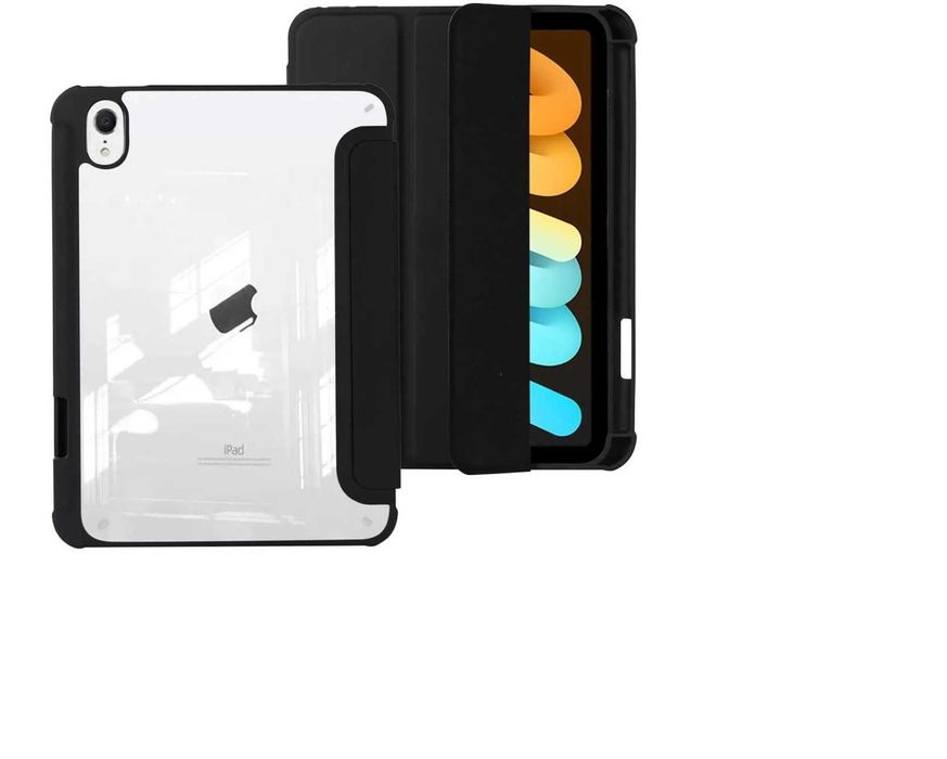 Husa antisoc, flip+Folie ecran APPLE iPad Mini 6 2021/ 7 2024 8.3 inch