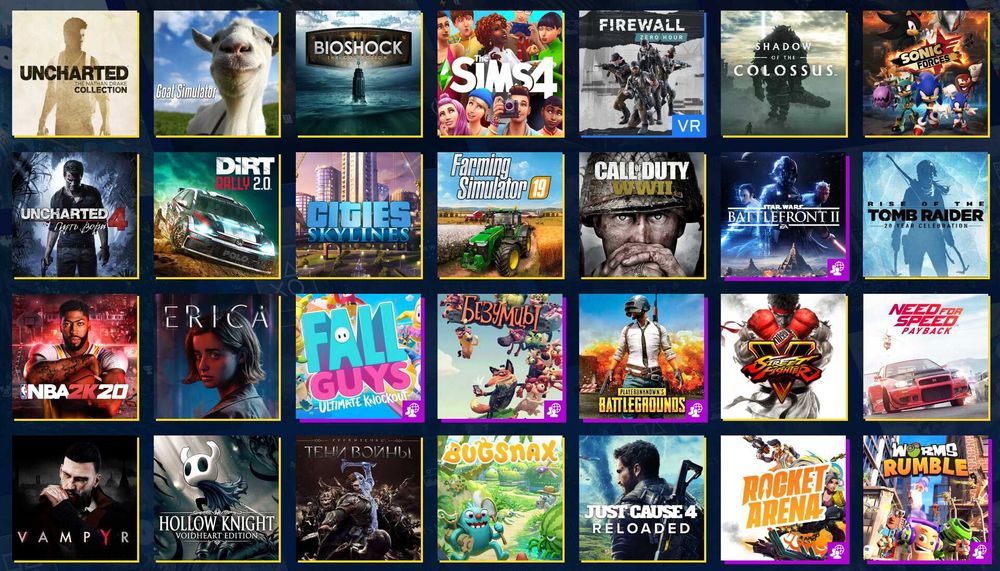 Игры для приставок Sony PlayStation (ps5 ps4 пс5 пс4)