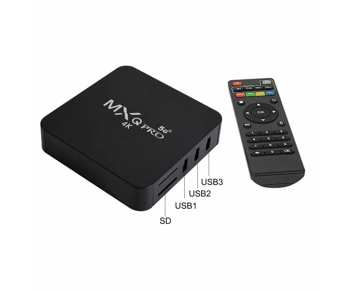 Android TV Box MXQ PRO 5G 4-ядрен Rockchip RK3229, Android 10, 4K